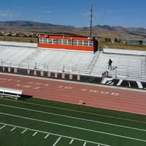 RNKS Services pressure washing Yerington Intermediate School building exterior
